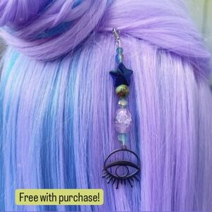 FREE with purchase✨Evil Eye Beaded Hair Charm